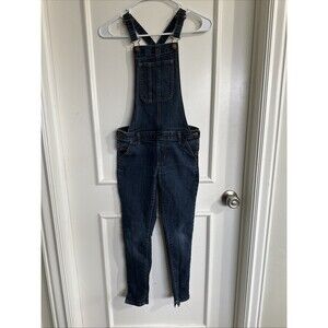 Crazy 8 Girls Size 10 Dark Blue Overalls Skinny Ankle